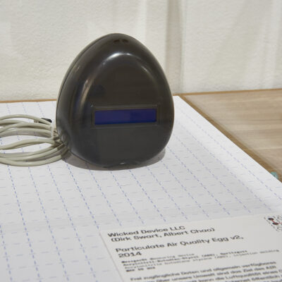 Wicked Device LLC (Dirk Swart, Albert Chao), Particulate Air Quality Egg v2, 2014 © MAK/Georg Mayer