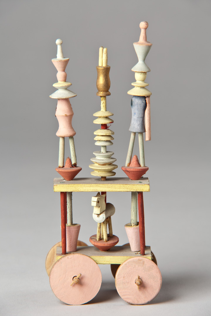 Julius Zimpel, Spielzeug, um 1924/25. Eine solches Spielzeug wurde 1925 in Paris gezeigt; Holz, bemalt. © MAK/Katrin Wißkirchen