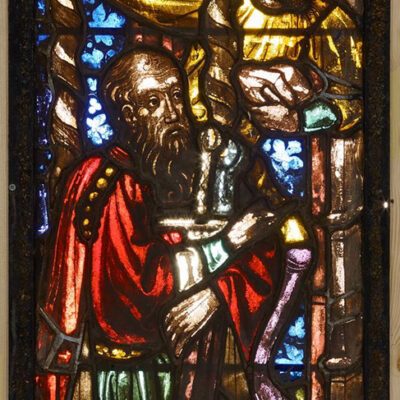 Saulus und Scherge aus der Steinigung des heiligen Stephanus, aus der Bartholomäus Kapelle von St. Stephan, um 1370-80 © MAK/Georg Mayer