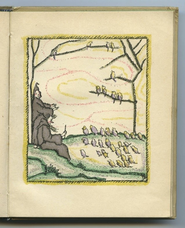 Fritzi Löw, Illustration zu „Drei Märchen“ von Clemens Brentano, Kunstverlag Anton Schroll, um 1917 © MAK
