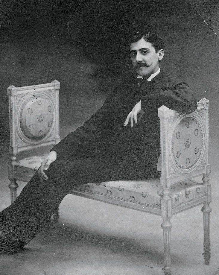 Der französische Schriftsteller Marcel Proust (1871–1922), 1902
