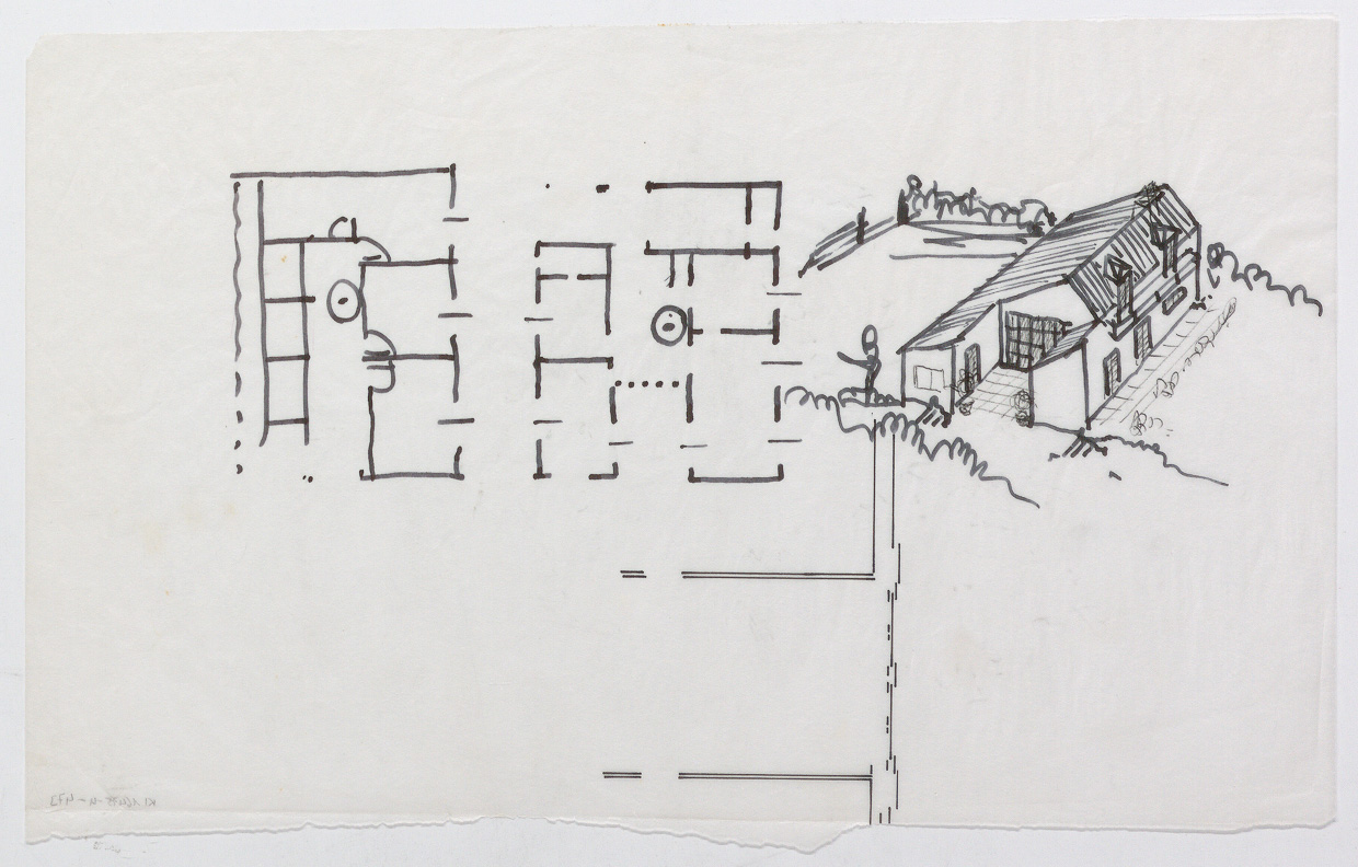 Vorprojekt des Hauses Tscholakoff, 1970−1976 © MAK