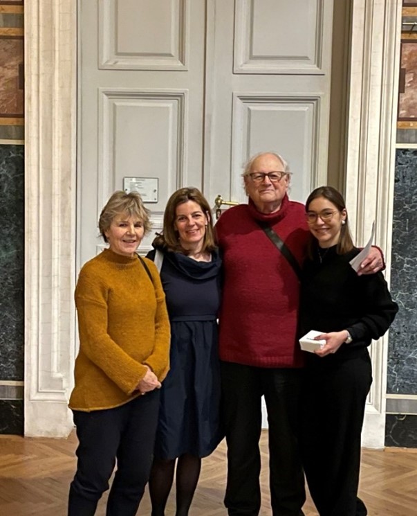 Besuch im MAK: Christina und Paul Humpoletz jun., Jänner 2025 © MAK