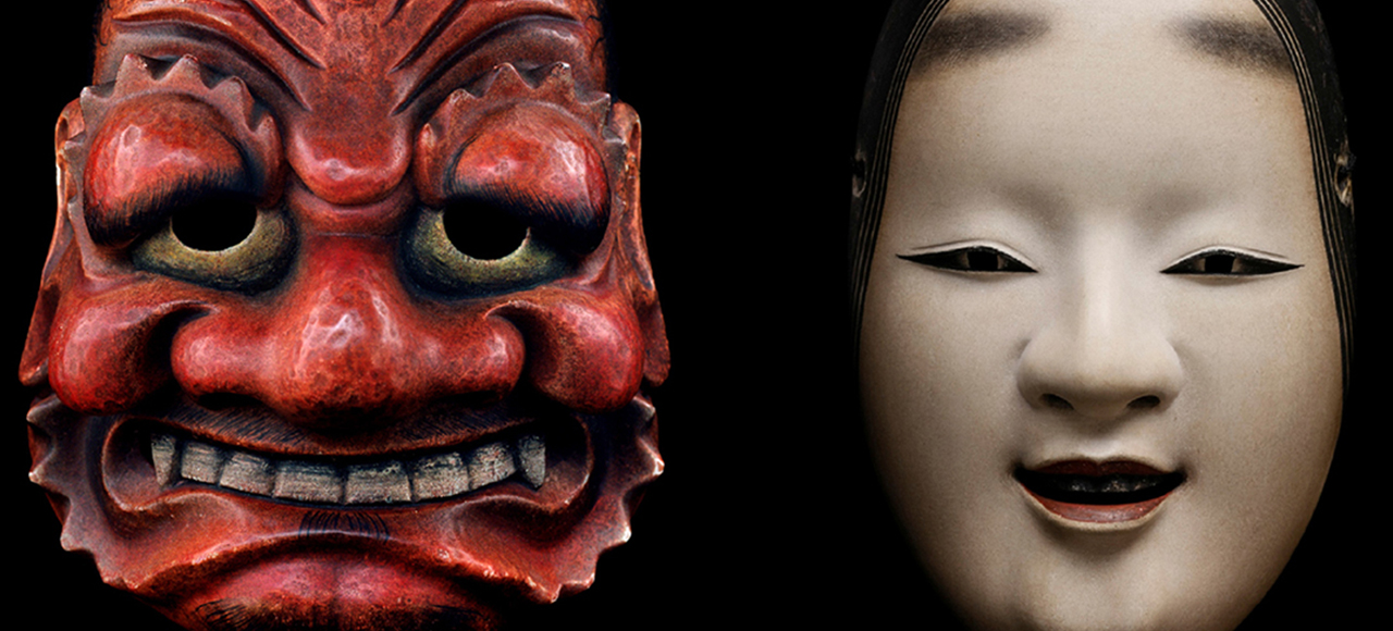 Noh Masken von Hideta Kitazawa © Japanische Botschaft Österreich