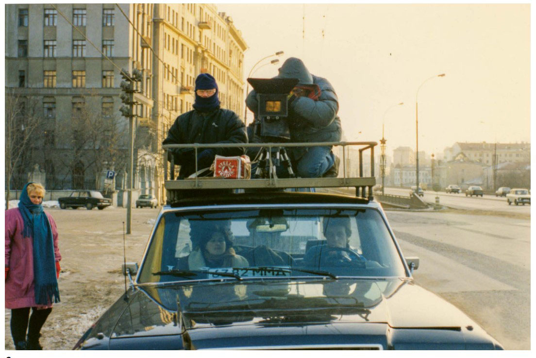 Chantal Akerman Shooting photo of D'Est, 1993 © Marilyn Watelet © Adagp, Paris, 2024 Collection CINEMATEK & Fondation Chantal Akerman © Marilyn Watelet © Adagp, Paris, 2024