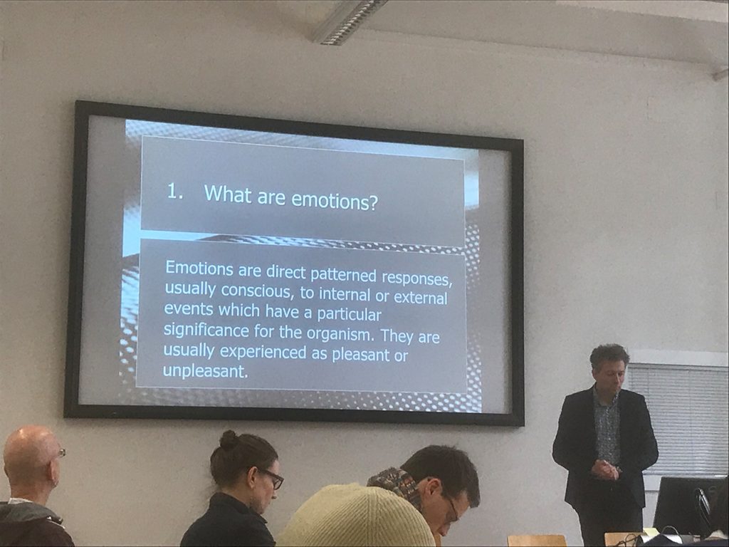 “What are Emotions?”, Session Talk with Philip Brey, 16 Feb 2018 © Marlies Wirth