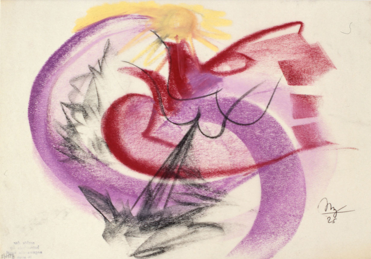 My Ullmann, Abstrakte Komposition, 1925© Kunstsammlung und Archiv, Universität für angewandte Kunst Wien, Inv. Nr. 8976/2